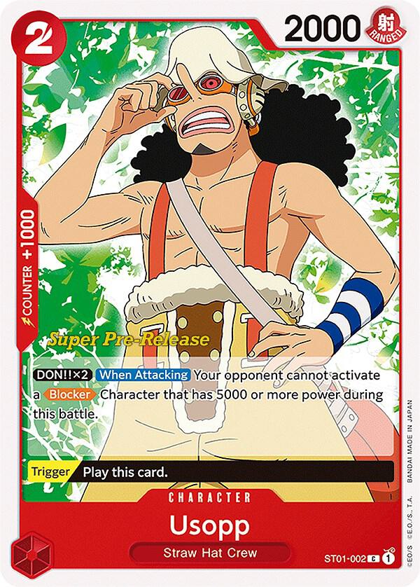Usopp card artwork