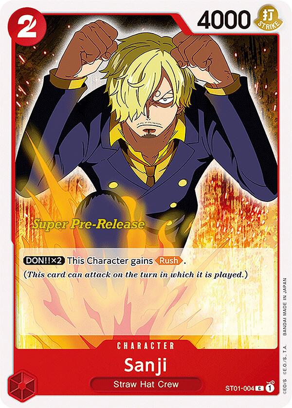 Sanji card artwork
