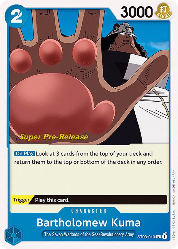 Bartholomew Kuma card artwork