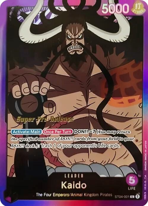 Kaido (001) card artwork