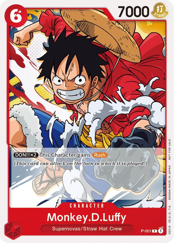 Monkey.D.Luffy (Super Pre-Release) [Participant] card artwork