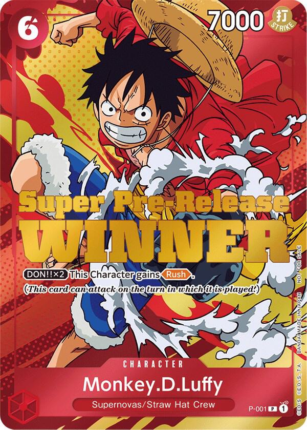 Monkey.D.Luffy (Super Pre-Release) [Winner] card artwork
