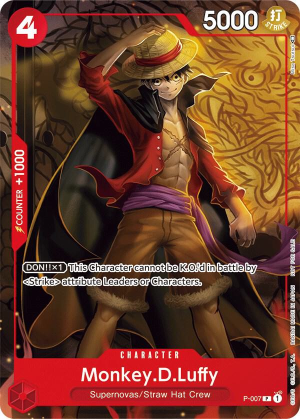 Monkey.D.Luffy - P-007 (Tournament Pack Vol. 1) card artwork