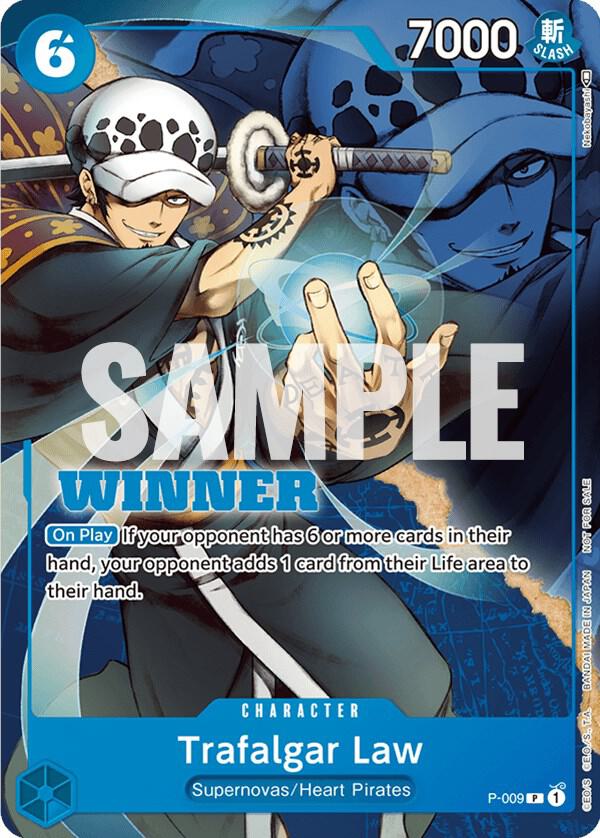 Trafalgar Law - P-009 (Winner Pack Vol. 1) card artwork