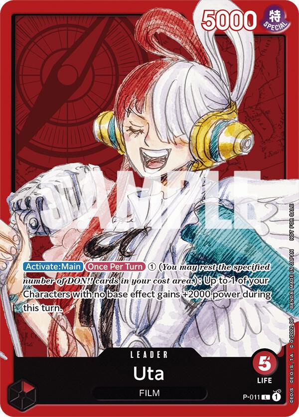 Uta (One Piece Film Red) card artwork