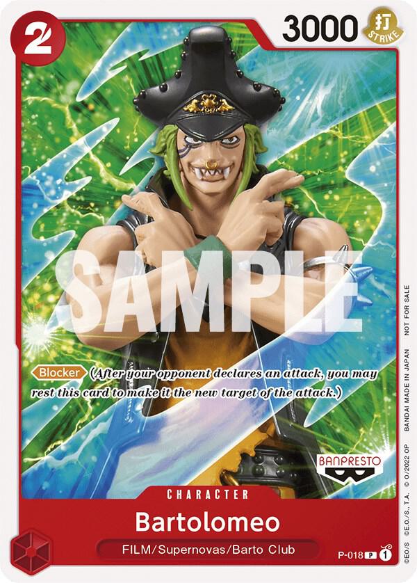 Bartolomeo (One Piece Film Red) card artwork
