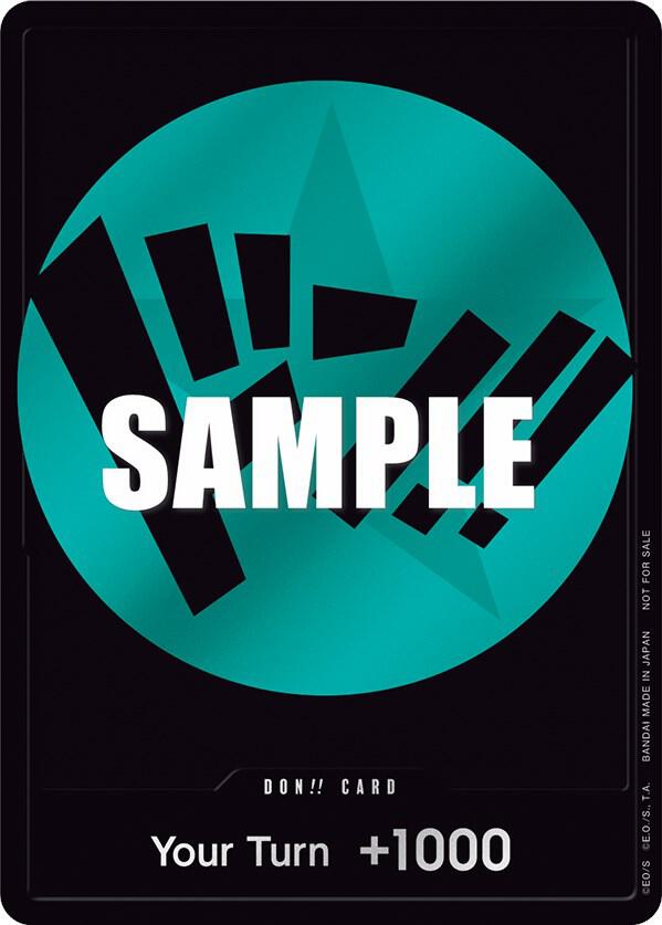 DON!! Card (Teal) card artwork