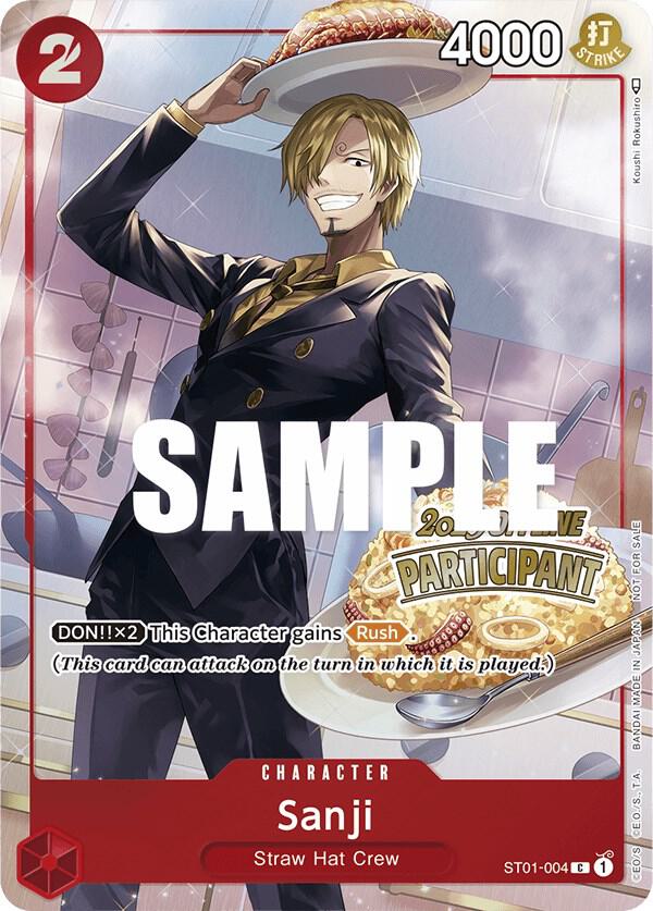 Sanji (Offline Regional 2023) [Participant] card artwork