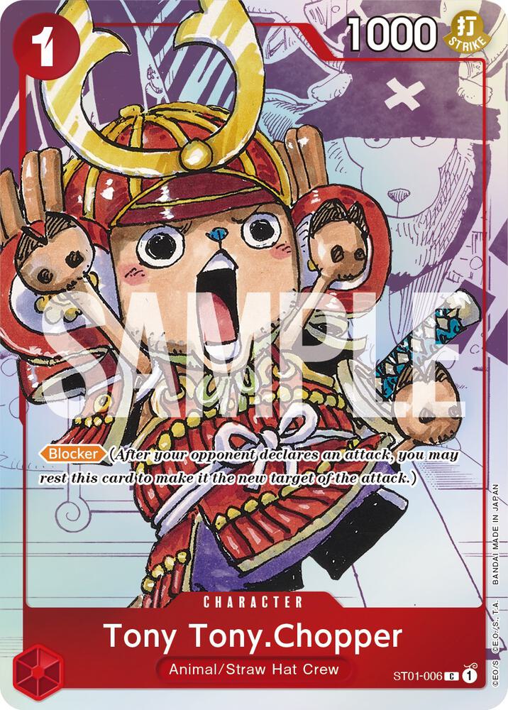 Tony Tony.Chopper - ST01-006 (Alternate Art) card artwork