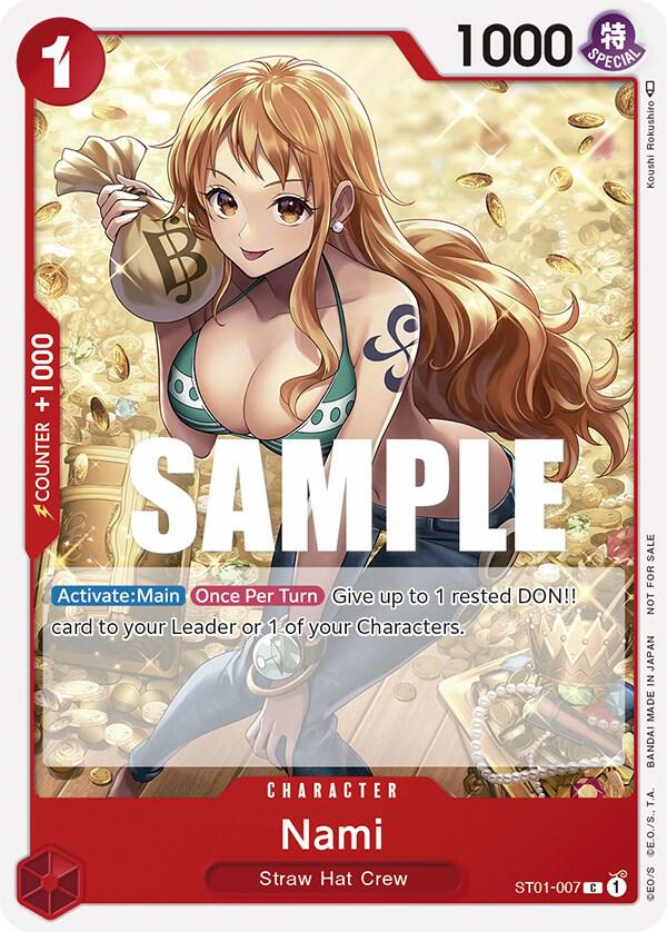 Nami (Tournament Pack Vol. 3) [Participant] card artwork