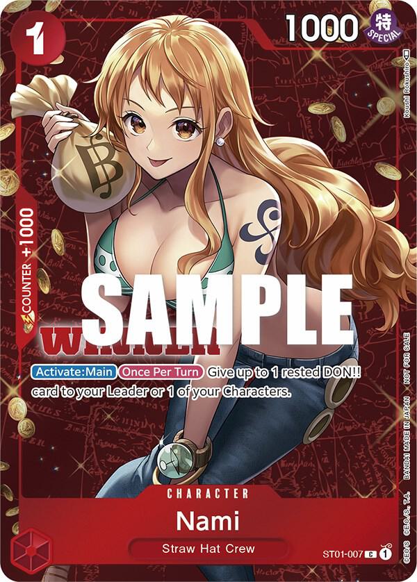Nami (Tournament Pack Vol. 3) [Winner] card artwork