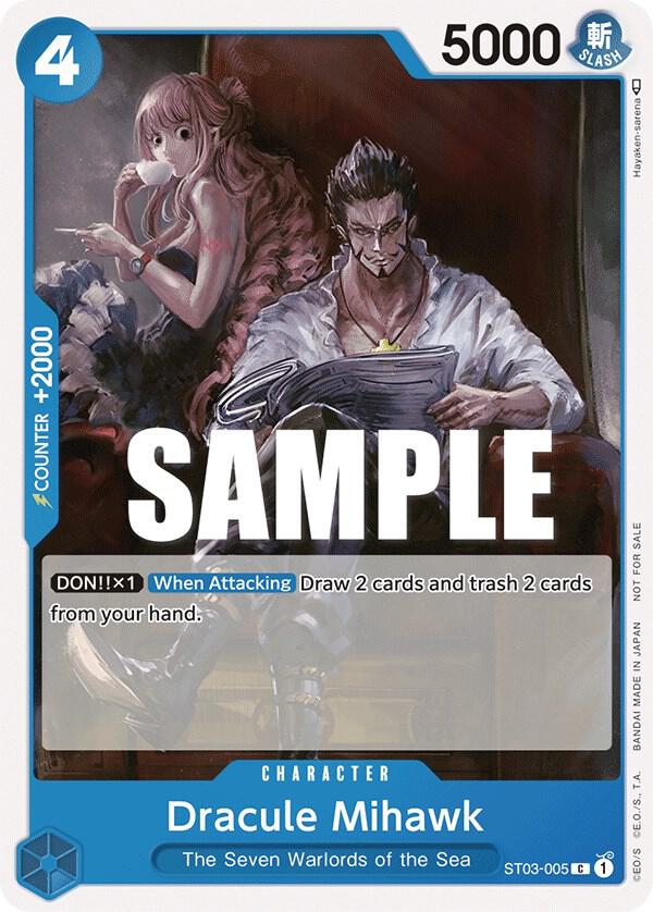 Dracule Mihawk (Tournament Pack Vol. 4) card artwork