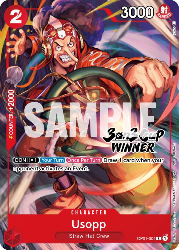 Usopp (3-on-3 Cup) [Winner] card artwork