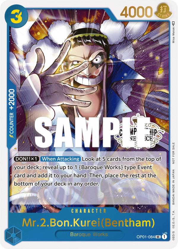 Mr.2.Bon.Kurei (Bentham) (Store Championship Participation Pack Vol. 2) card artwork