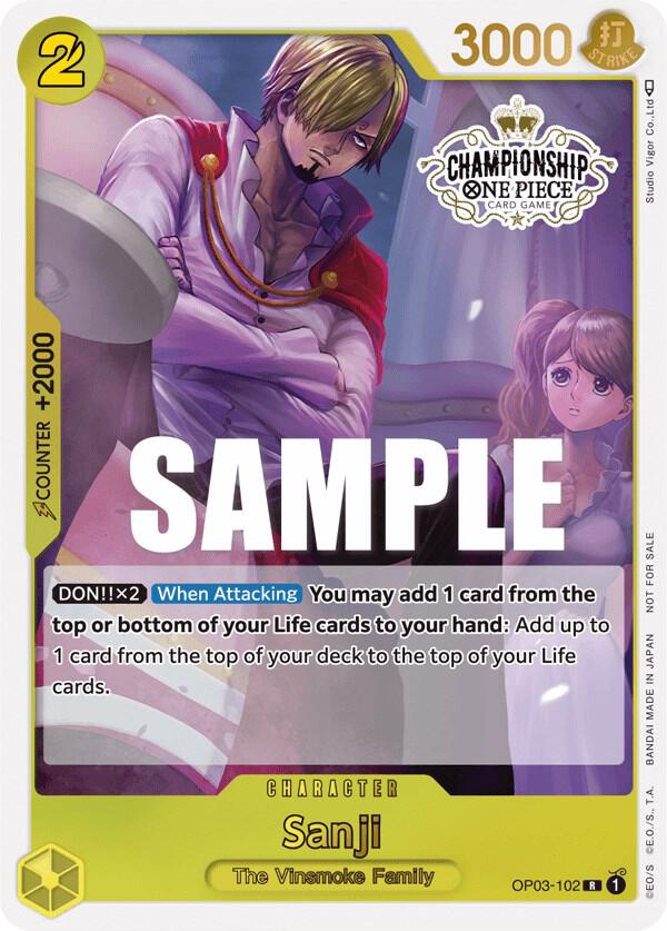 Sanji (Store Championship Participation Pack Vol. 2) card artwork