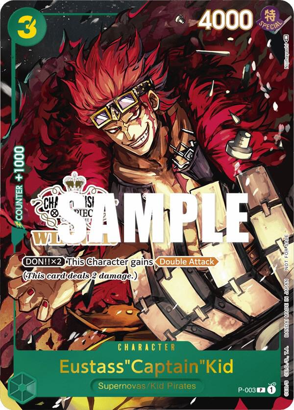 Eustass"Captain"Kid (Store Championship Vol. 2 Winner) card artwork