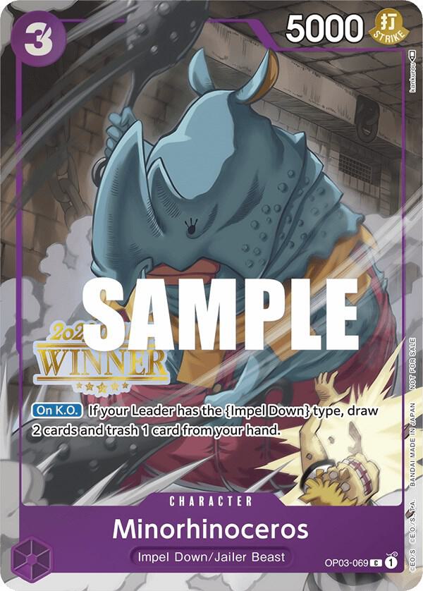 Minorhinoceros (Online Regional 2023) [Winner] card artwork