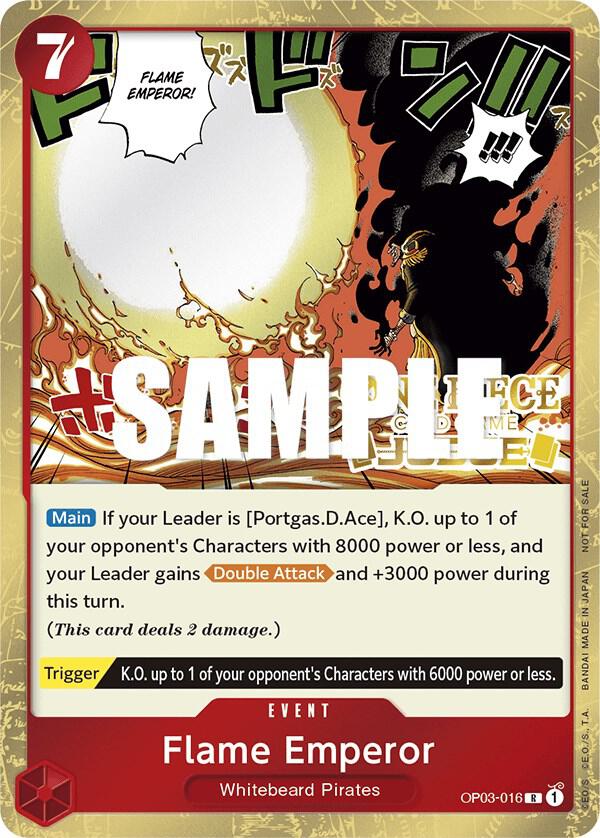 Flame Emperor (Judge Pack Vol. 2) card artwork