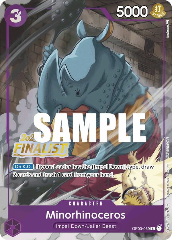 Minorhinoceros (Offline Regional 2023) [Finalist] card artwork