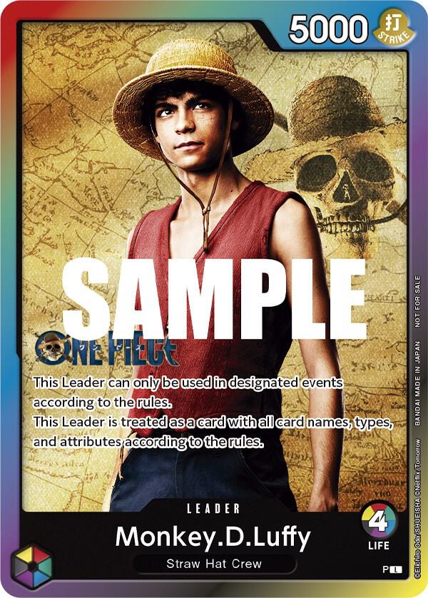 Monkey.D.Luffy (Leader Pack - Live Action) (Sealed Battle 2023 Vol. 1) card artwork
