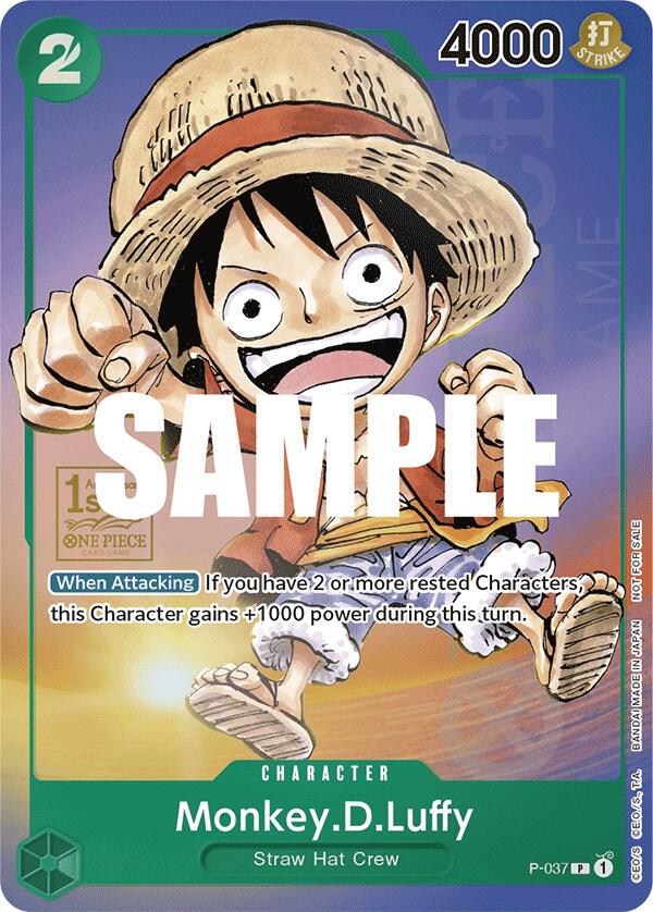 Monkey.D.Luffy (037) (1st Anniversary Tournament) card artwork