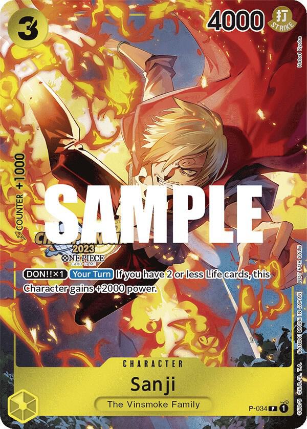Sanji (CS 2023 Event Pack) card artwork