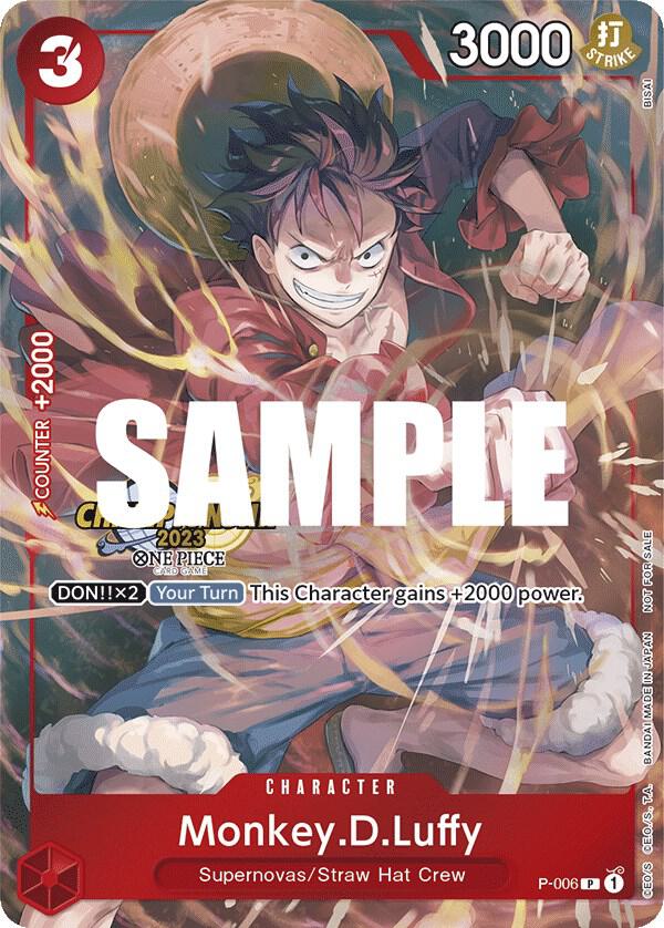 Monkey.D.Luffy (006) (CS 2023 Celebration Pack) card artwork