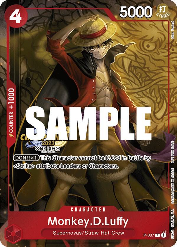 Monkey.D.Luffy (007) (CS 2023 Celebration Pack) card artwork