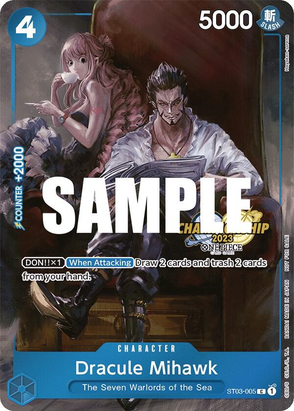 Dracule Mihawk (CS 2023 Celebration Pack) card artwork