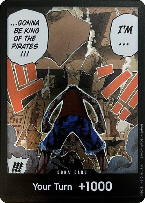 DON!! Card (Luffy vs. Crocodile) (Devil Fruits Collection Vol. 1) card artwork