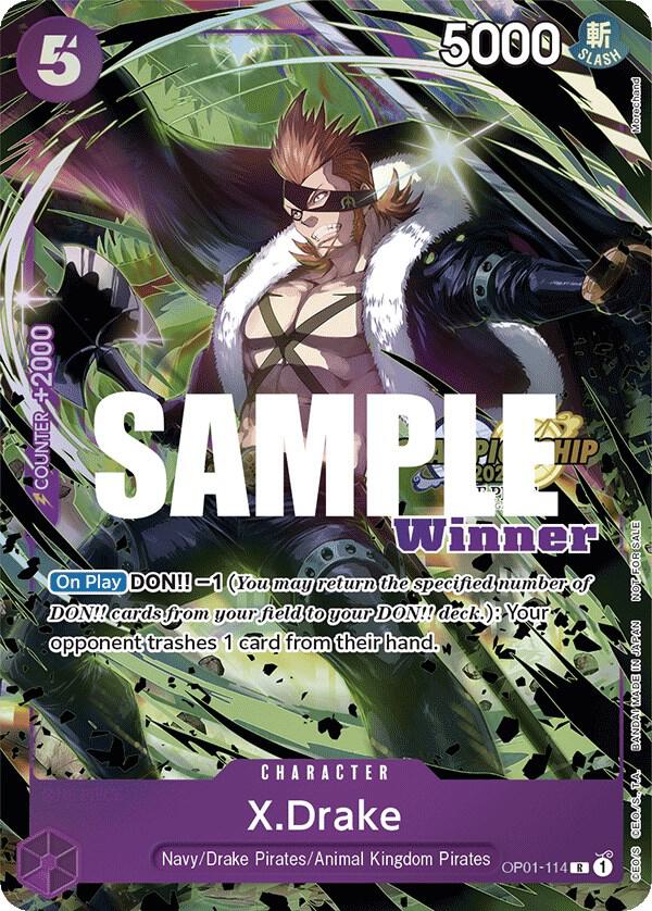 X.Drake (CS 2023 Top Players Pack) [Winner] card artwork