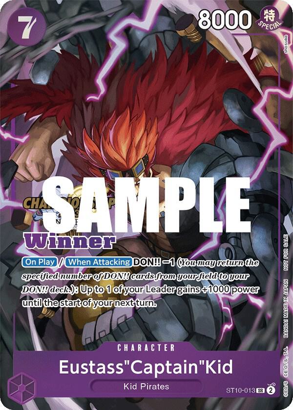 Eustass"Captain"Kid (CS 2023 Top Players Pack) [Winner] card artwork