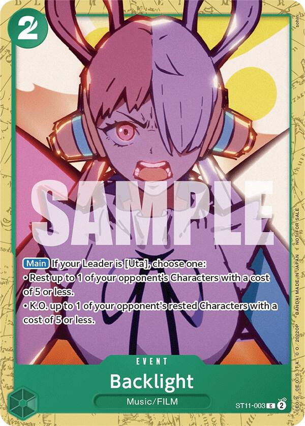 Backlight (Starter Deck 11: Uta Deck Battle) card artwork