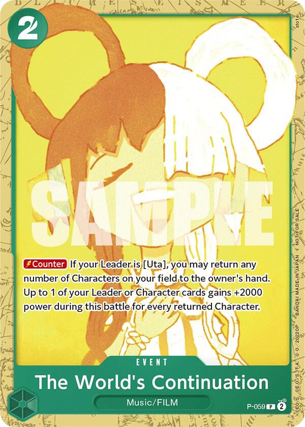 The World's Continuation (Starter Deck 11: Uta Deck Battle) card artwork