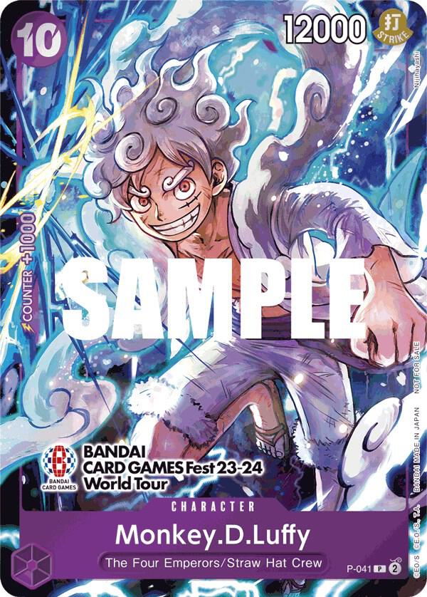 Monkey.D.Luffy (041) (BANDAI CARD GAMES Fest 23-24 World Tour) card artwork