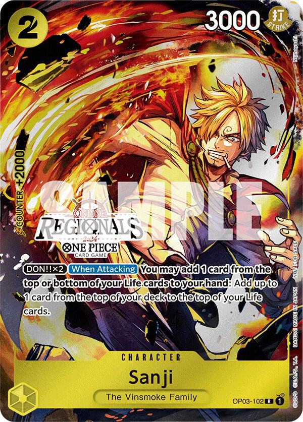 Sanji (Online Regional 2024) [Participant] card artwork