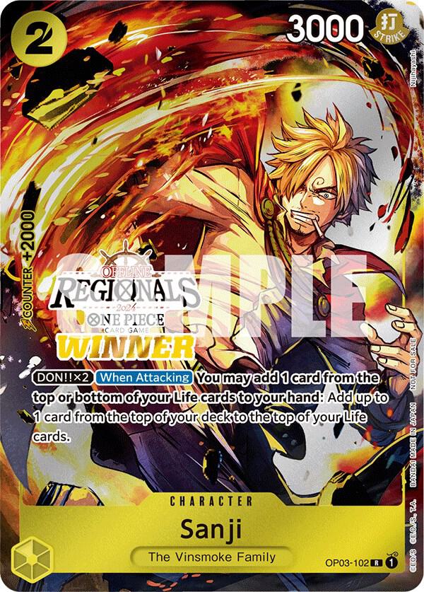 Sanji (Offline Regional 2024) [Winner] card artwork