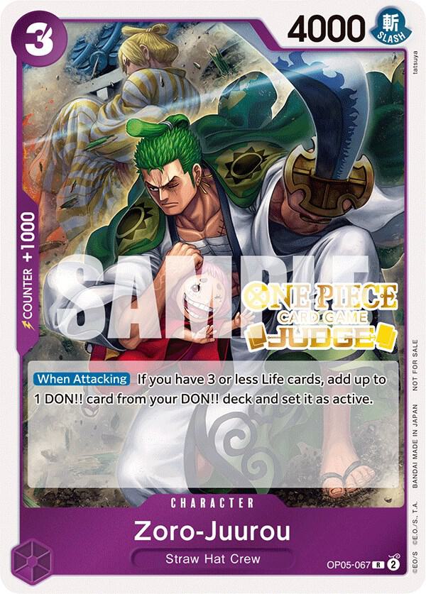 Zoro-Juurou (Judge Pack Vol. 3) card artwork