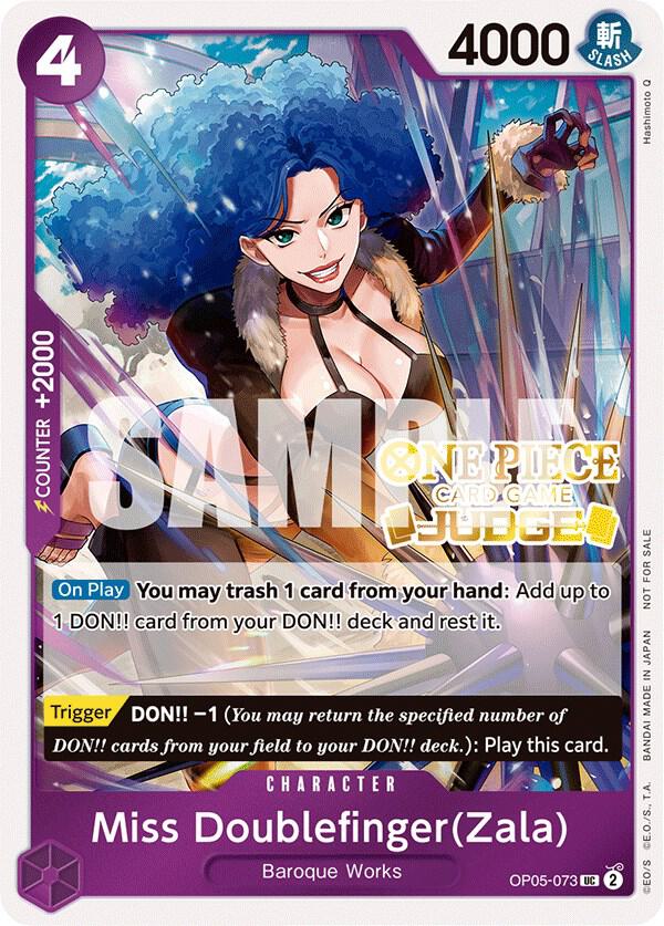 Miss Doublefinger(Zala) (Judge Pack Vol. 3) card artwork