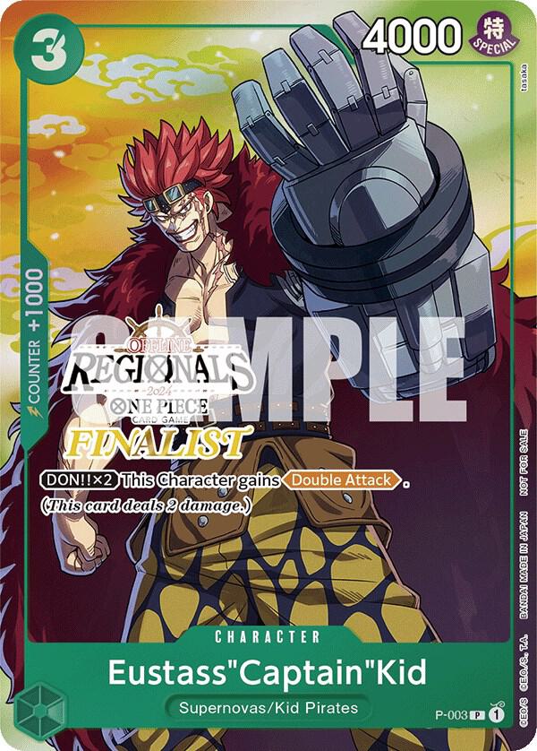 Eustass"Captain"Kid (Offline Regional 2024 Vol. 2) [Finalist] card artwork