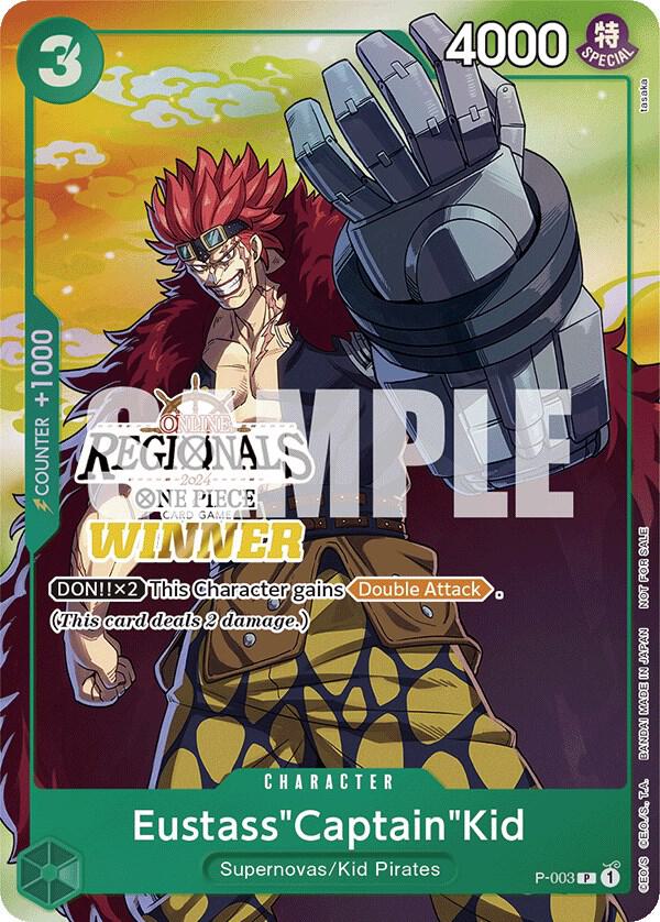Eustass"Captain"Kid (Online Regional 2024 Vol. 2) [Winner] card artwork