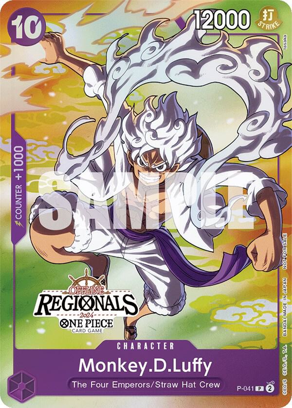 Monkey.D.Luffy (041) (Offline Regional 2024 Vol. 2) [Participant] card artwork