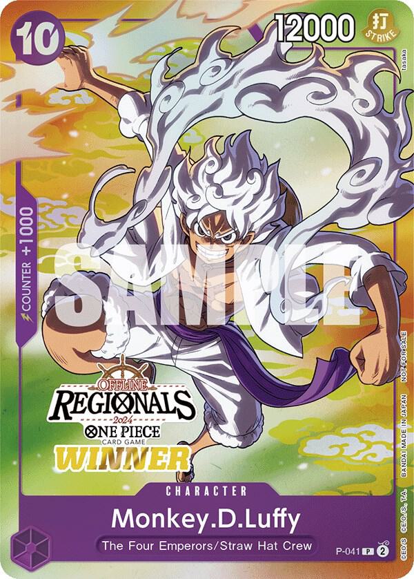 Monkey.D.Luffy (041) (Offline Regional 2024 Vol. 2) [Winner] card artwork