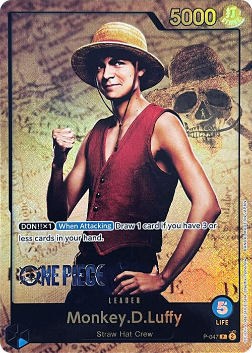 Monkey.D.Luffy (047) (Premium Card Collection -Live Action Edition-) card artwork