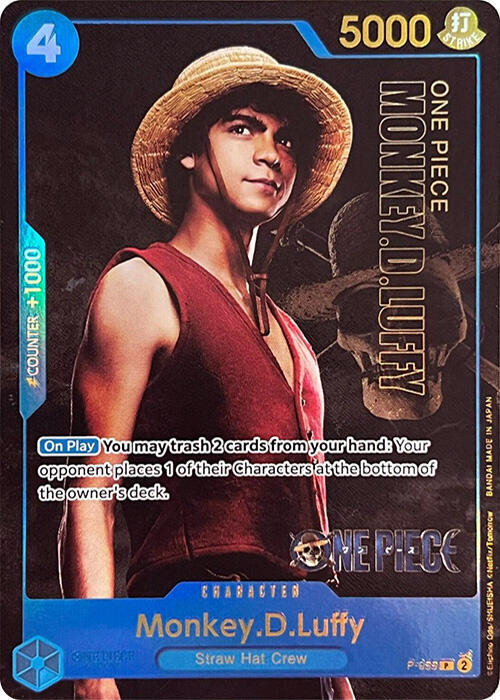 Monkey.D.Luffy (055) (Premium Card Collection -Live Action Edition-) card artwork