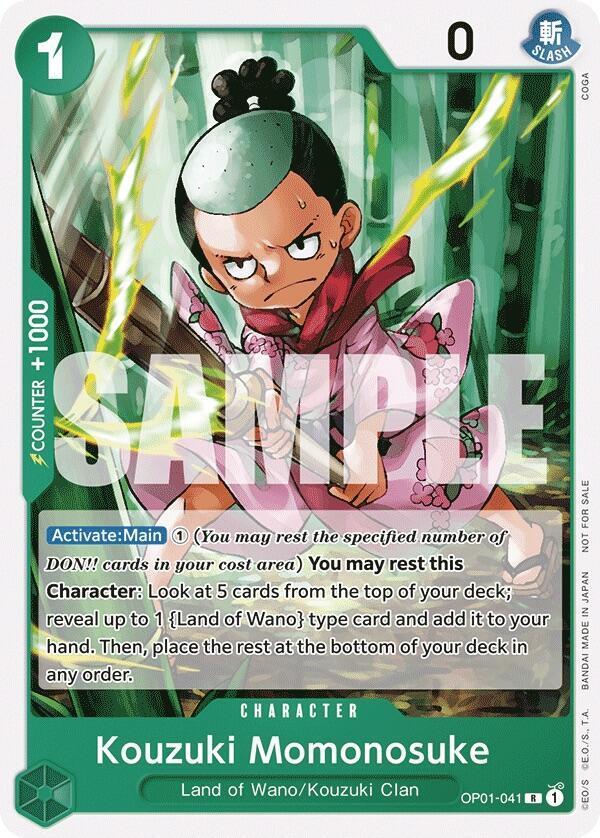 Kouzuki Momonosuke (Tournament Pack Vol. 7) card artwork
