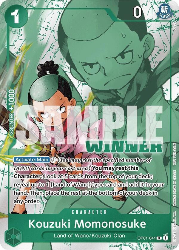 Kouzuki Momonosuke (Winner Pack Vol. 7) card artwork