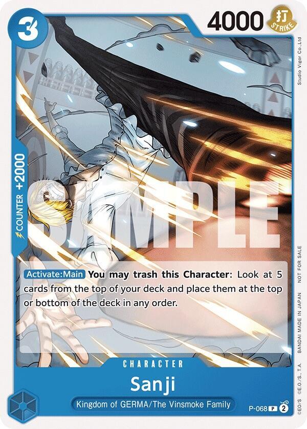 Sanji (Pirates Party Vol. 7) card artwork