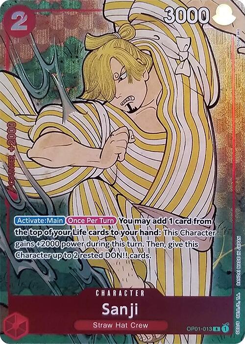 Sanji (English Version 1st Anniversary Set) card artwork