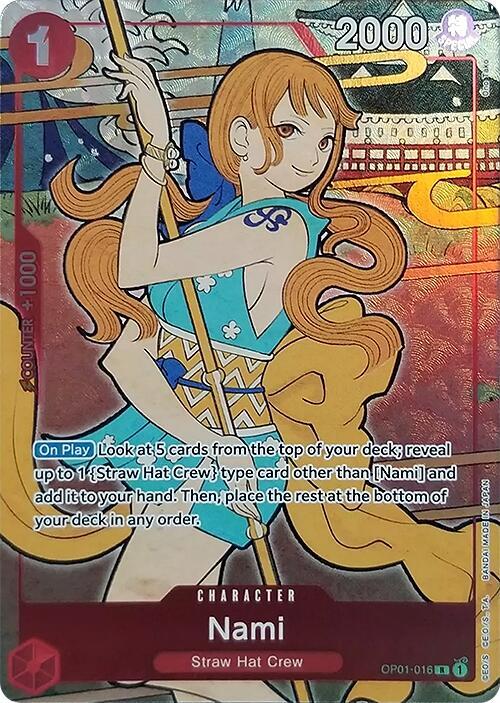Nami (English Version 1st Anniversary Set) card artwork